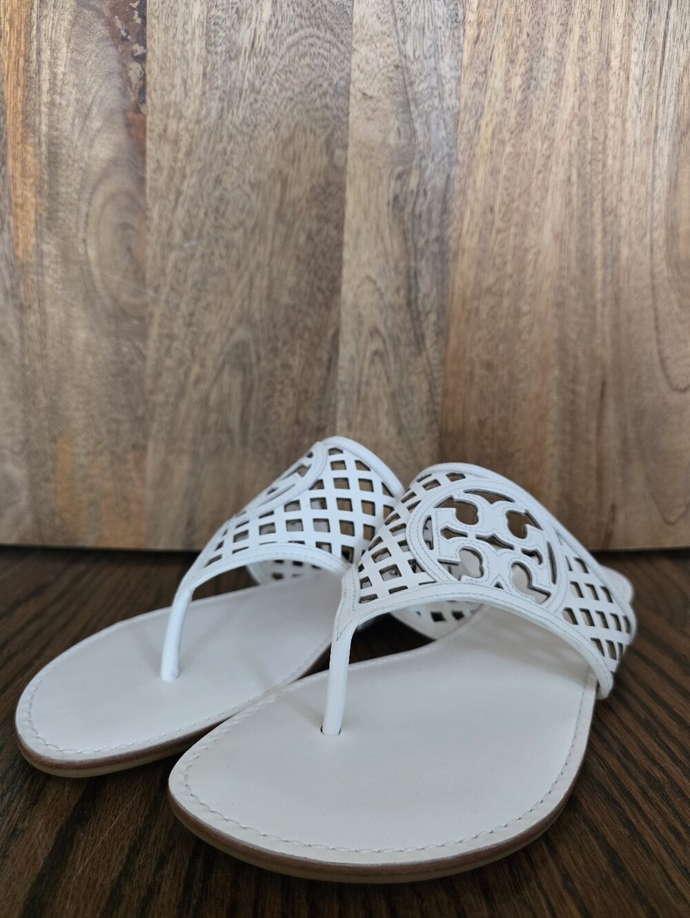 Tory Burch Thatched Perforated Sandals 9
